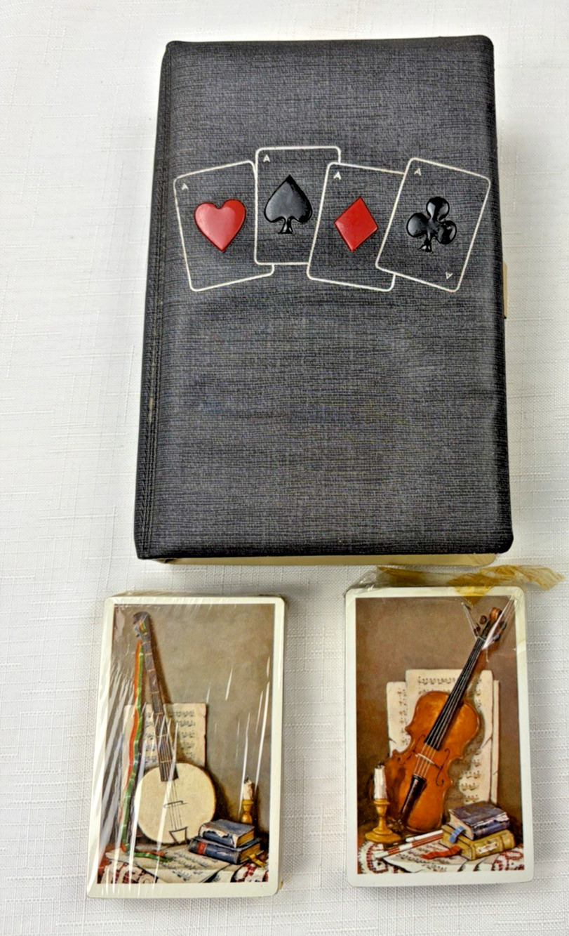 Vintage Musical Instruments Swap Cards - Banjo and Violin - unopen deck